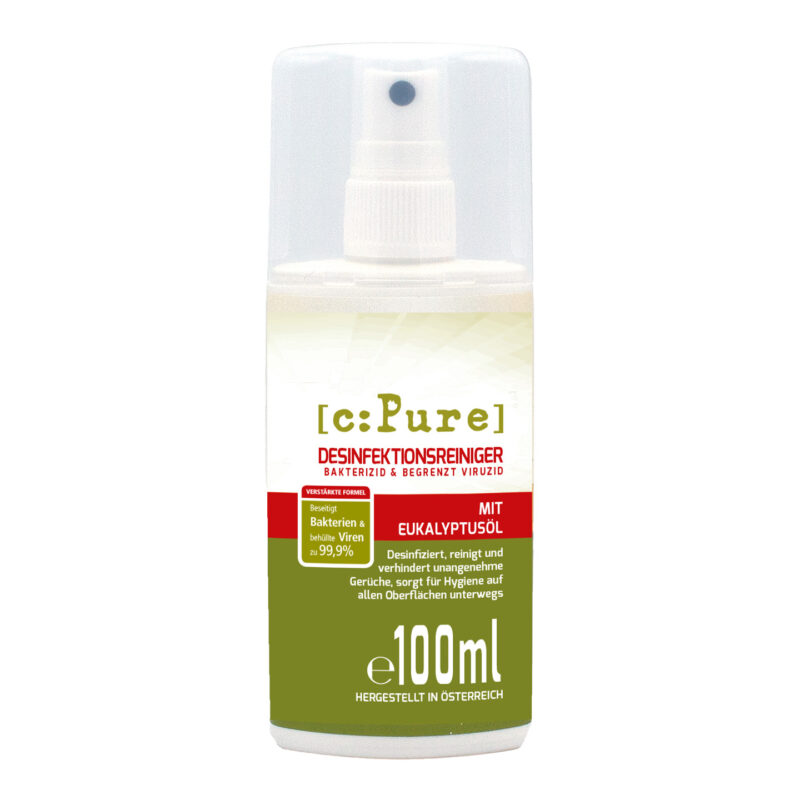 cPURE DesReiniger BAC Eukalyptus 100ml Mini - NEU