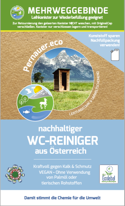 P.ECO WC Reiniger Bergfrische13l (inkl.Pfand)