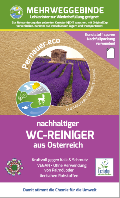 P.ECO WC Reiniger Lavendel 13l (inkl.Pfand)