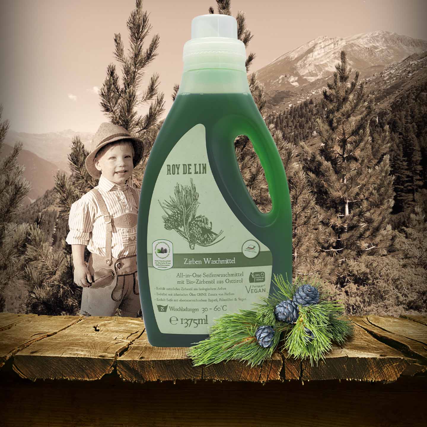 ROY DE LIN WM Zirbe 1375ml – Bild 3