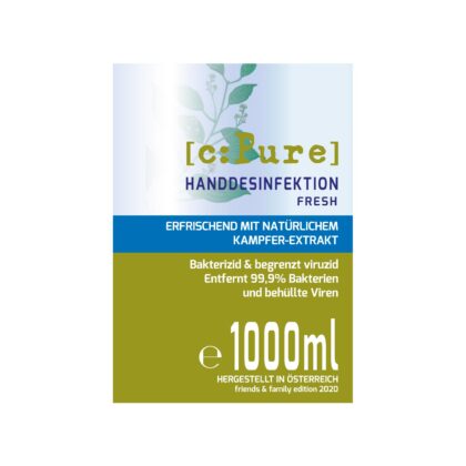 cPURE HandDes.BAC Kampfer 1000ml